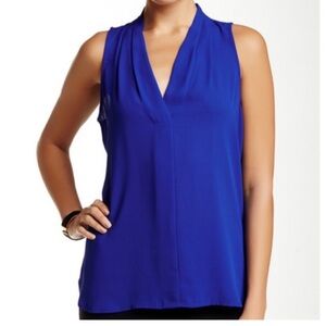Vince Camuto Royal Blue Sleeveless Blouse